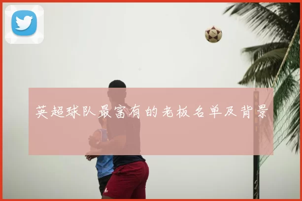 英超球队最富有的老板名单及背景