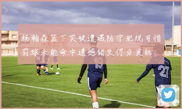 杨瀚森篮下突破遭遇防守犯规可惜罚球未能命中遗憾错失得分良机