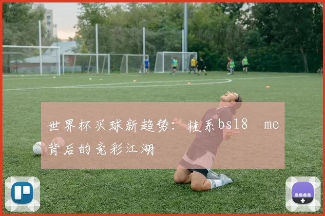 世界杯买球新趋势：桂系bs18婰me背后的竞彩江湖